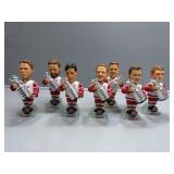 Detroit Red Wings Players with their trophies