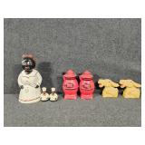 Vintage Salt and Pepper Shakers: Black Americana