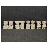 Vintage Salt and Pepper Shakers: Smiling Pig,