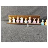 Avon Thimble Lady w/ Wooden Stand
