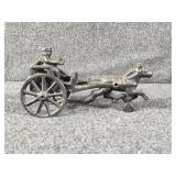 Cast Iron Horse Drawn Buggy