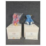The Danbury Mint Steiff Bears "Harlequin" and