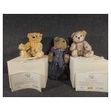 The Danbury Mint Steiff Bears "PB28" and "Happy"
