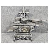 Cast Iron Crescent Toy Stove