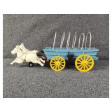 Cast Iron Horse Drawn Wagon