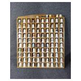 Thimbles With Wooden Case Hanging Display