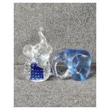 Elephant Trunk Up Paperweight, Elephant