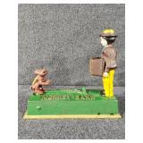 Cast Iron Monkey Bank