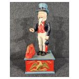 Cast Iron Uncle Sam Bank