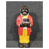 Cast Iron Uncle Moses Pappy Coin Bank