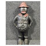 Cast Iron "Give Me A Penny" Coin Bank