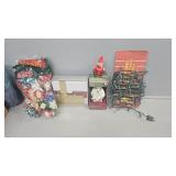 Christmas bows, card set, lights, more