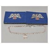 Heavenly Angel Birthstone Tac Pin(2), Shimmering