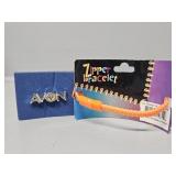 Avon Pin, Zipper Bracelet