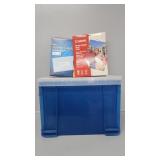 File holder, mailing labels, photo paper