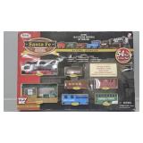 Santa Fe train set, Trolls Pop up tent