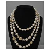 Vintage Faux Pearl Necklace