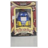 M&M Blue with Yellow Nutcracker dispenser