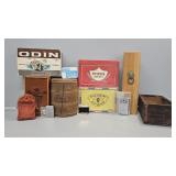 Tobacco and cigar boxes
