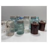 Canning Jars , Cheese Crocks