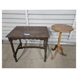 Wooden Plant Stand, Wooden End Stand