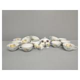 Sango Cotillion Yellow Rose, Salt and Pepper