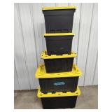 Black and Yellow Totes
