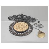 Wine Cork Hot Plate, Metal Welcome Sign, Wall Bell