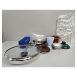 Assorted Lids to Pots