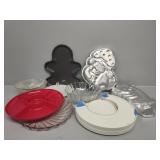 Baking Molds, Veggie Tray, Glass Bowls