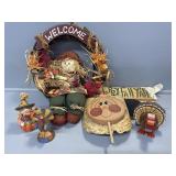 Welcome Door Hanging , Shelf Items