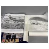 Collection of posters reflecting Airplanes