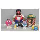 M&M Nutcracker dispenser, Mini Dispenser, tin,
