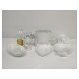 Glass Ice Bucket, Salt Pepper Sugar Glass Shaker