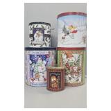 Christmas tins