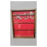 Collectors spoons and holder