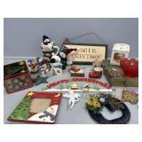 Snowmen figurines, Photo frame, and more