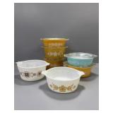 Pyrex Dishes, assorted
