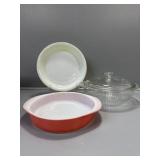 Pyrex Flamingo Pink Baking dish,