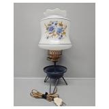 Hurricane Lamp Top with Stand