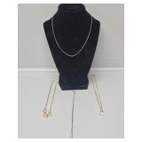 Assorted Gold Toned and Silver Toned Necklaces