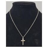 Sterling Cross Necklace