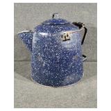 Enamel Campfire Kettle W/ Lid