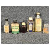 Small Vintage Cleaner Bottles