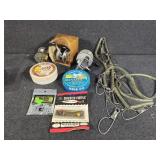 Fishing reels, mink oil, fishing lures