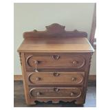 Wooden 3 Drawer Dresser