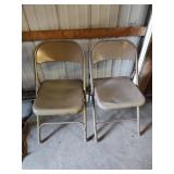 2 Metal Chairs