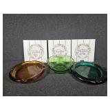 Glass Ashtrays, Green Glass Bowl, Wall Signs