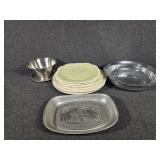 Stainless Steel Bowl, Snack Plates, Bread Dish