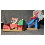 Snoopy Red Barron board game, driving Dune Buggy